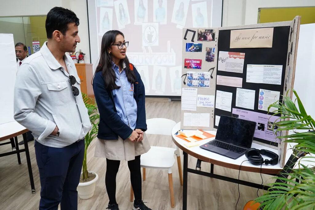A Prometheus School secondary student is sharing details about her personal project
