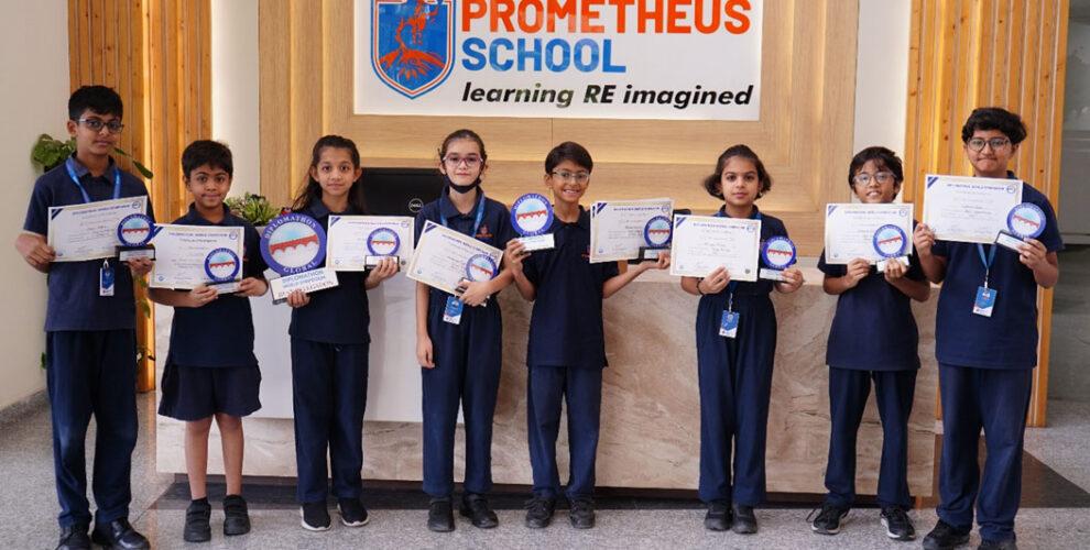 Primary students from Prometheus School excelled in the Diplomathon competition, earning great recognition and accolades for their school