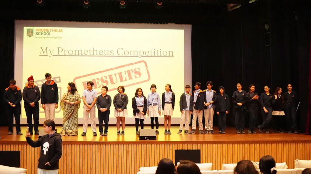 Prometheus Secondary students created a video about their school life, fostering a sense of community among them
