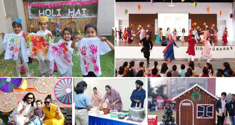 Prometheus School hosts festivities with students and parents for various festivals