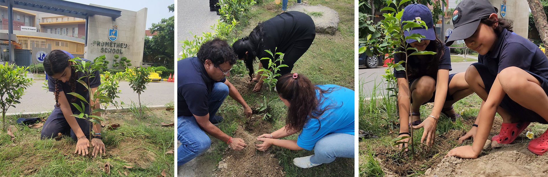 Prometheus School’s Community Led Plantation Drive for Sustainability