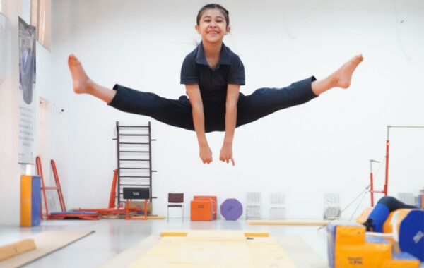 Prometheus Gymnastics Academy is a powerful and inspiring name for a gymnastics training center